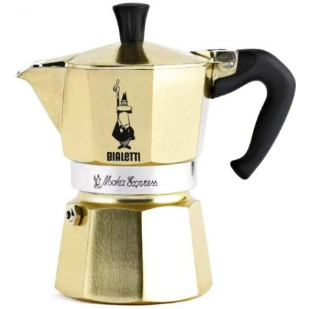 Bialetti Moka Espress, золотая, 3 порции, Арт. 5173