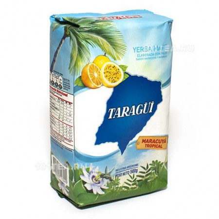 Мате Taragui Maracuya Tropical с ароматом маракуйи и апельсина, 500 гр.